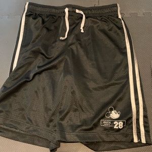 Walt Disney Athletic Shorts- XL Black